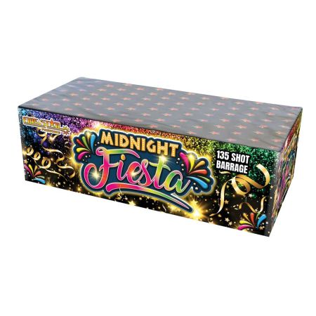 Fire Star Midnight Fiesta Firework - 135 Shot