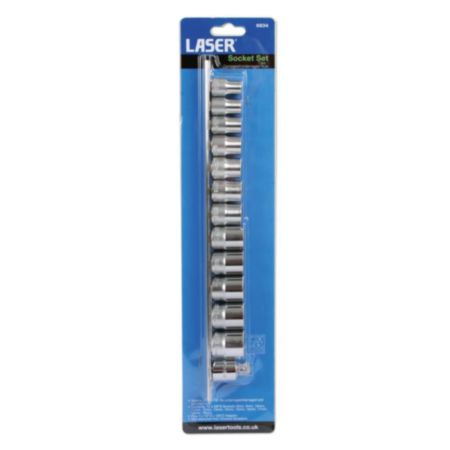 Laser Socket Set Damaged/Undamaged Nuts 3/8"D 13 Piece