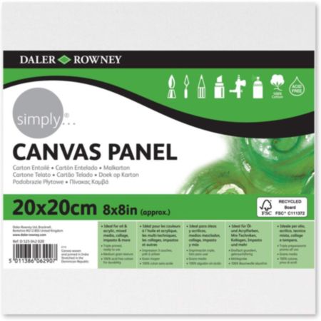 Daler-Rowney Simply Canvas Panel 20 x 20