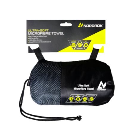 Nordrok® Ultra-Soft Microfibre Towel - Graphite Grey (120 x 60cm)