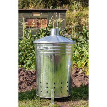 Galvanised Metal Incinerator