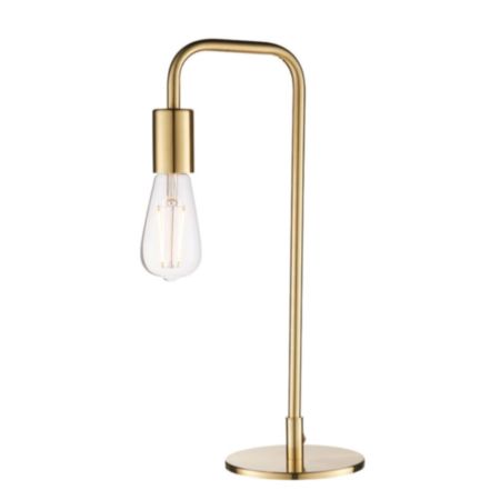 Endon Rubens Table Lamp - Brushed Gold 77117