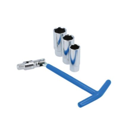 Laser T-Handle Spark Plug Socket Set 3/8"D 4 Piece