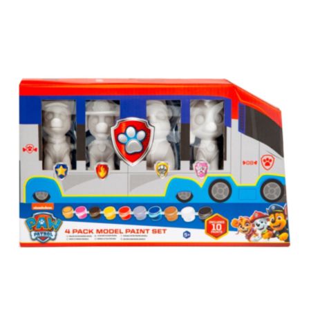 Paw Patrol Paint-Your-Own Figures - 4 Pack