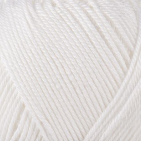 Patons 100% Cotton Double Knitting Yarn (100g) - White