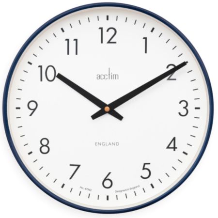 Acctim Riley 30cm Wall Clock - Midnight