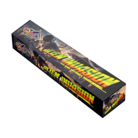 Cosmic Alien Invasion Firework Compound Cake  - 320 Shot
