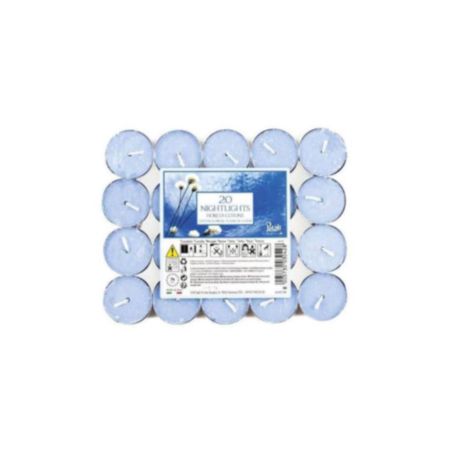 Petali Nightlight Tealights - Cotton Flowers (Pack of 20)