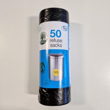 TidyZ Refuse Sacks - 50 Pack - 50L