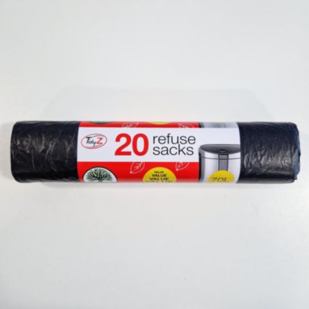 TidyZ Refuse Sacks - 20 Pack - 70L