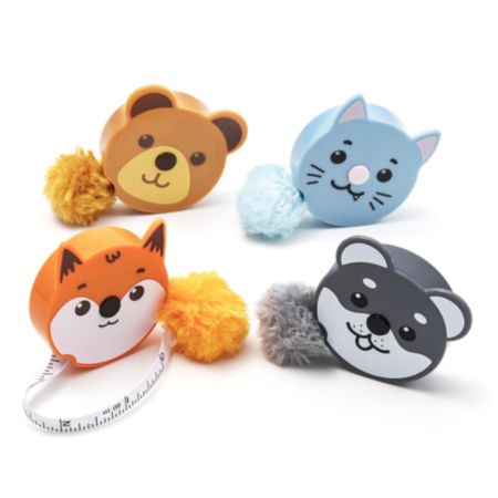 Sew Tasty Animals with Pom Pom Tape Measure | Style 2 - 150m (Assorted)