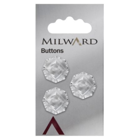Milward Carded Buttons | 19mm -  Pack of 3 (Code E)