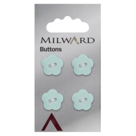 Milward Carded Buttons | 15mm -  Pack of 4 (Code B)