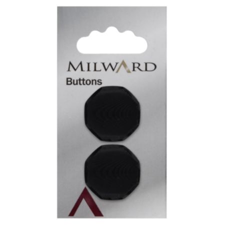 Milward Carded Buttons | 25mm -  Pack of 2 (Code B)