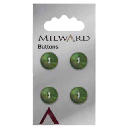 Milward Carded Buttons | 12mm -  Pack of 4 (Code G)