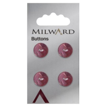 Milward Carded Buttons | 12mm -  Pack of 4 (Code G)