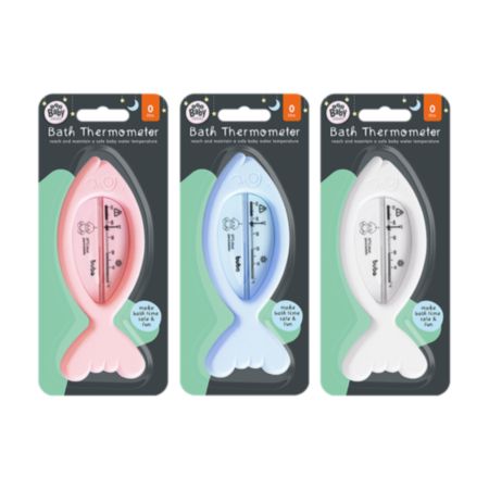 Fish Shaped Baby Bath Thermometer (Assorted)