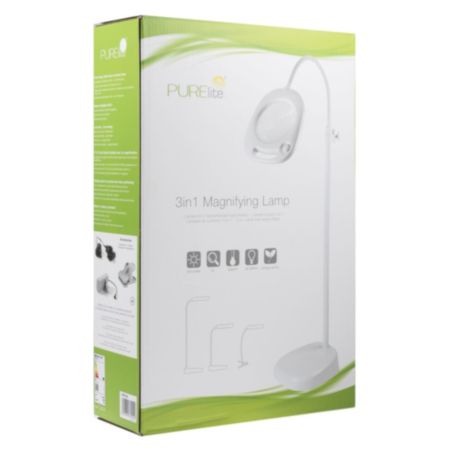 PURElite 3-in-1 Magnifying Lamp