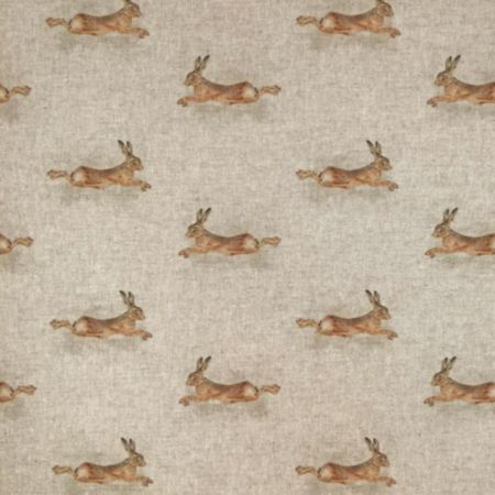 Leaping Hares Fabric 80/20 Cotton/Polyester