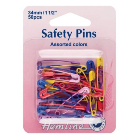 Hemline Safety Pins (50 Pack)