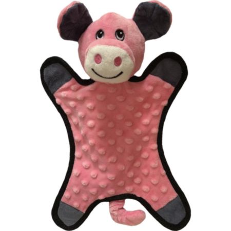 Hem & Boo - Flattie Farm Animals Dog Toy