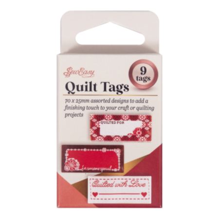 Sew Easy "Quilted For" Quilt Tags (9 Pack)