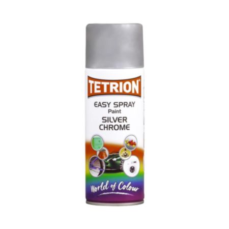 Tetrion Easy Spray Paint- Silver Chrome 400ml