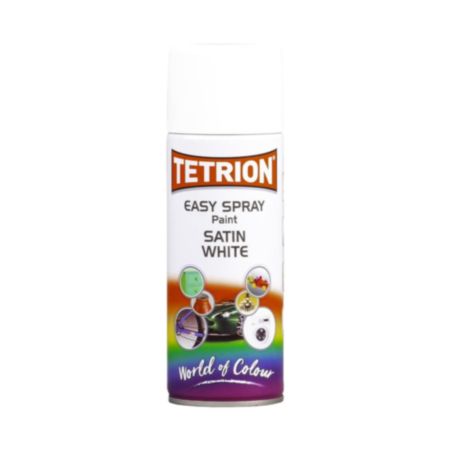 Tetrion Easy Spray Paint- Satin White 400ml