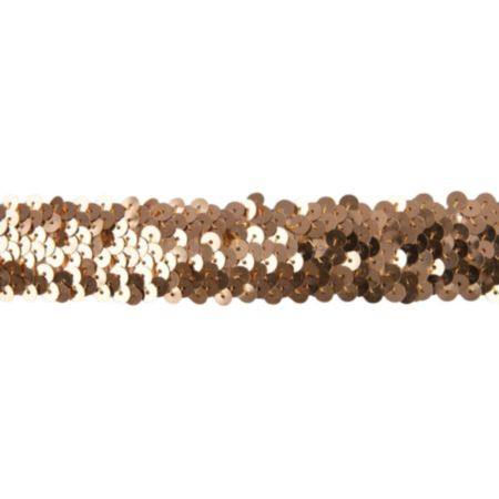 Sequin Trim | 10m x 30mm - Gold