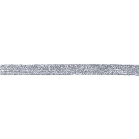 Metallic Braid Trim | 50m x 11mm - Silver