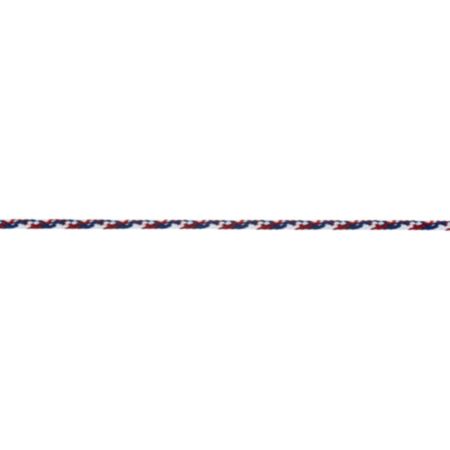 Polycord | 50m x 4mm - Red, White & Blue