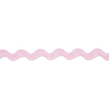 Polyester Ric Rac Trim | 25m x 14mm - Pink