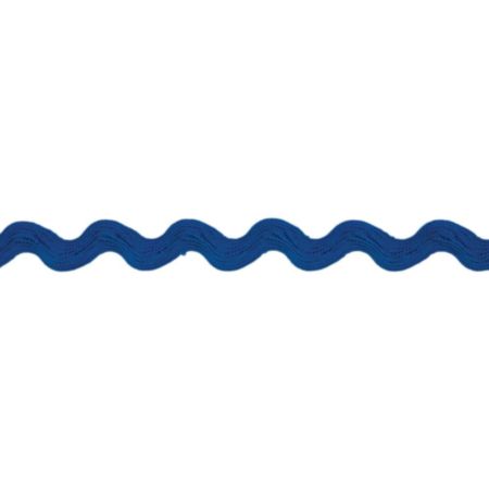 Polyester Ric Rac Trim | 25m x 14m - Royal Blue
