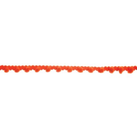 Pom Pom Trim | 27.4m x 7mm - Orange