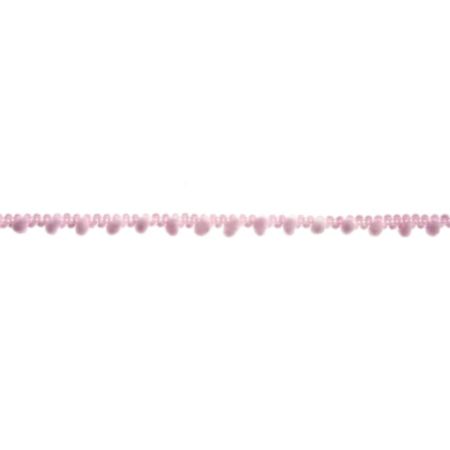 Pom Pom Trim | 27.4m x 7mm - Light Pink