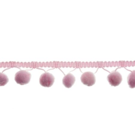 Pom Pom Trim | 18m x 20mm - Light Pink