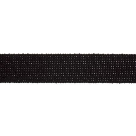 Cotton Acrylic Webbing Trim | 15m x 30mm - Black