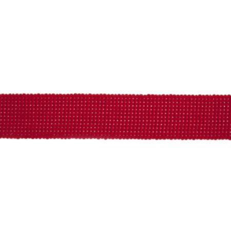 Cotton Acrylic Webbing Trim | 15m x 30mm - Red