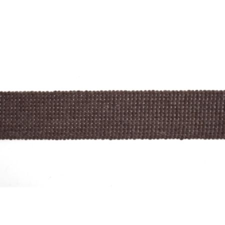 Cotton Acrylic Webbing Trim | 15m x 30mm - Taupe