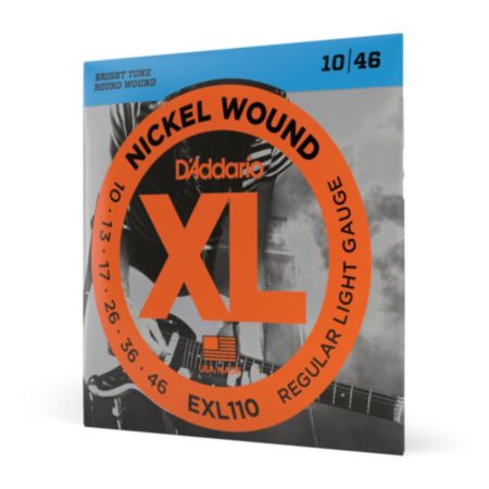 D'Addario EXL110 | Nickel Wound Electric Guitar Strings - Regular Light (10-46)