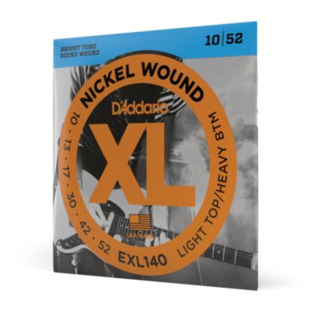 D'Addario EXL140 | Nickel Wound Electric Guitar Strings - Light Top/Heavy Bottom (10-52)