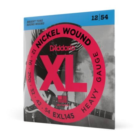 D'Addario EXL145 | Nickel Wound Electric Guitar Strings - Heavy (12-54)