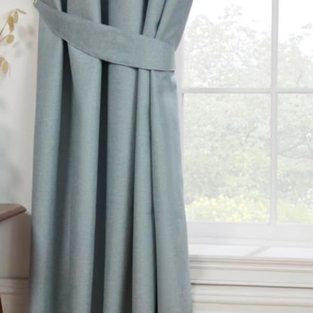 Eclipse Duck Egg Curtain Tie Back (Pair) - 26 Inch