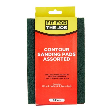 Fit For The Job 5 Pack of Contour Sanding Pads