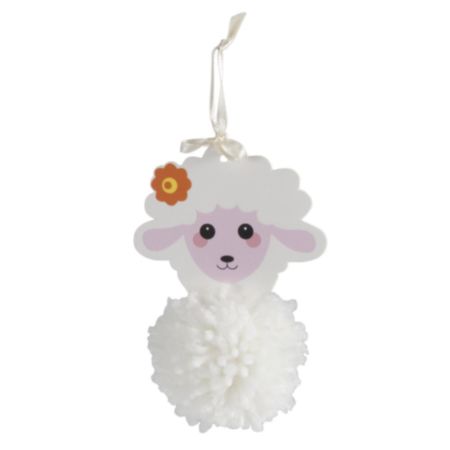 Pom Pom Decoration Kit - Sheep