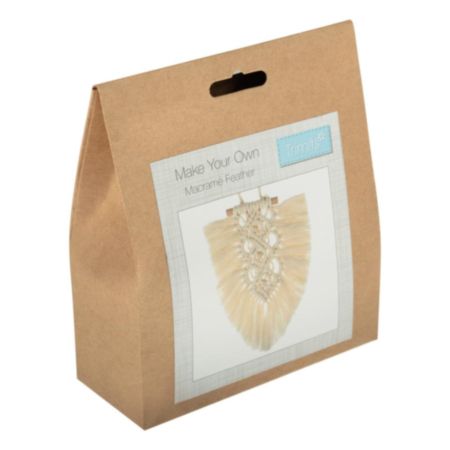 Macramé Kit - Wall Hanging Feather
