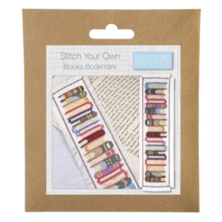 Counted Cross Stitch Bookmark Kit - Books