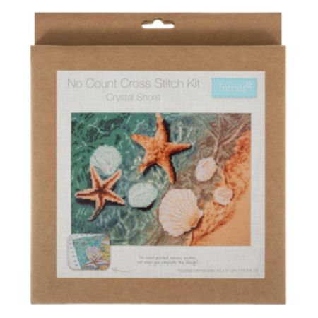 Large Printed Cross Stitch Kit - Crystal Shore