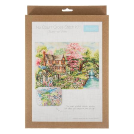 Extra Large Printed Cross Stitch Kit - Summer View