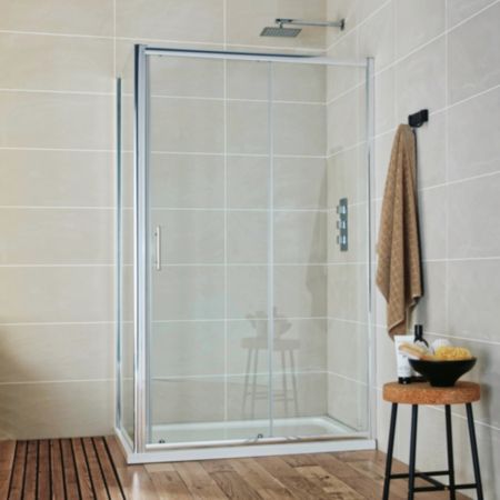 Scudo Sliding Shower Door (1000 x 1850mm x 6mm)